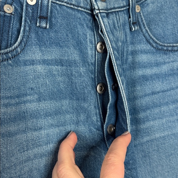 NWT Rag & Bone Nina High Rise Ankle Cigarette Poppy Medium Wash Jeans 26 Button - Picture 3 of 6